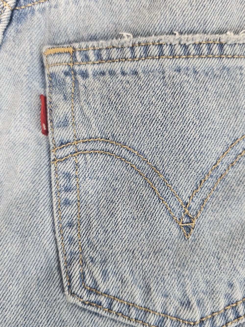 Levi's Premium Ribcage Straight Ankle Jeans Womens 24 Light Wash High Rise Retro - Picture 15 of 16